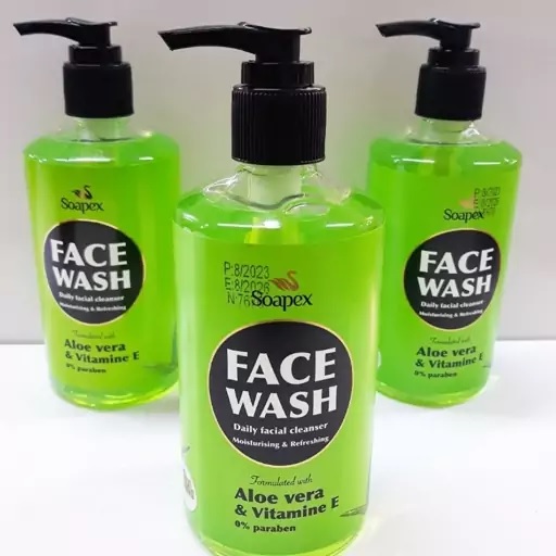 ژل شستشوی صورت سوپکس حاوی عصاره آلوئه ورا مخصوص پوست های چرب