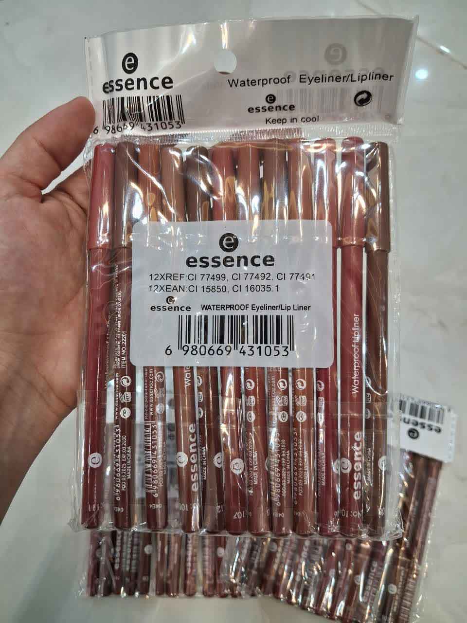 خط لب ضد آب اسنس، پک دوازده تایی